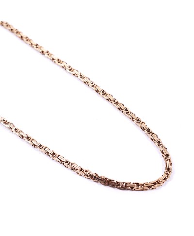 Gold İthal 316L Çelik Zincir Kolye 5